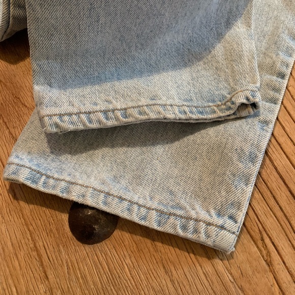 VINTAGE LEVIS Jeans 550 Relaxed Fit Light Stone Wash Red Tab - Picture 4 of 8